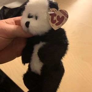 Rare ty attic treasure “ CHECKERS THE PANDA”